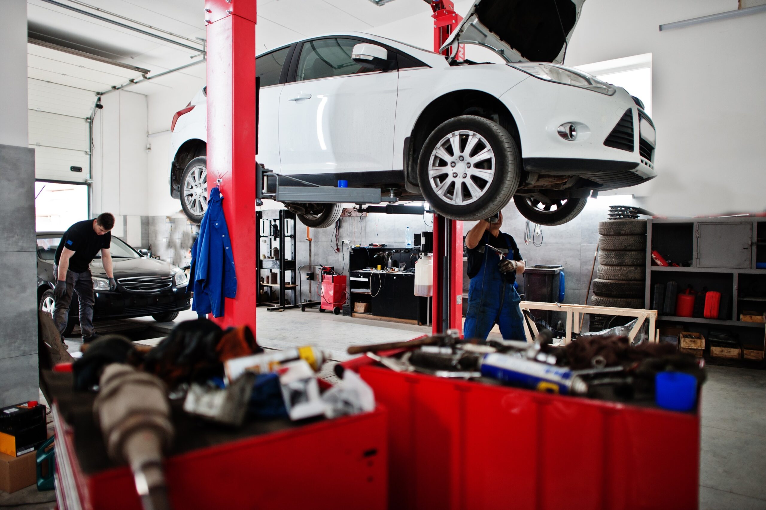car repair maintenance theme mechanic uniform working auto service (1)